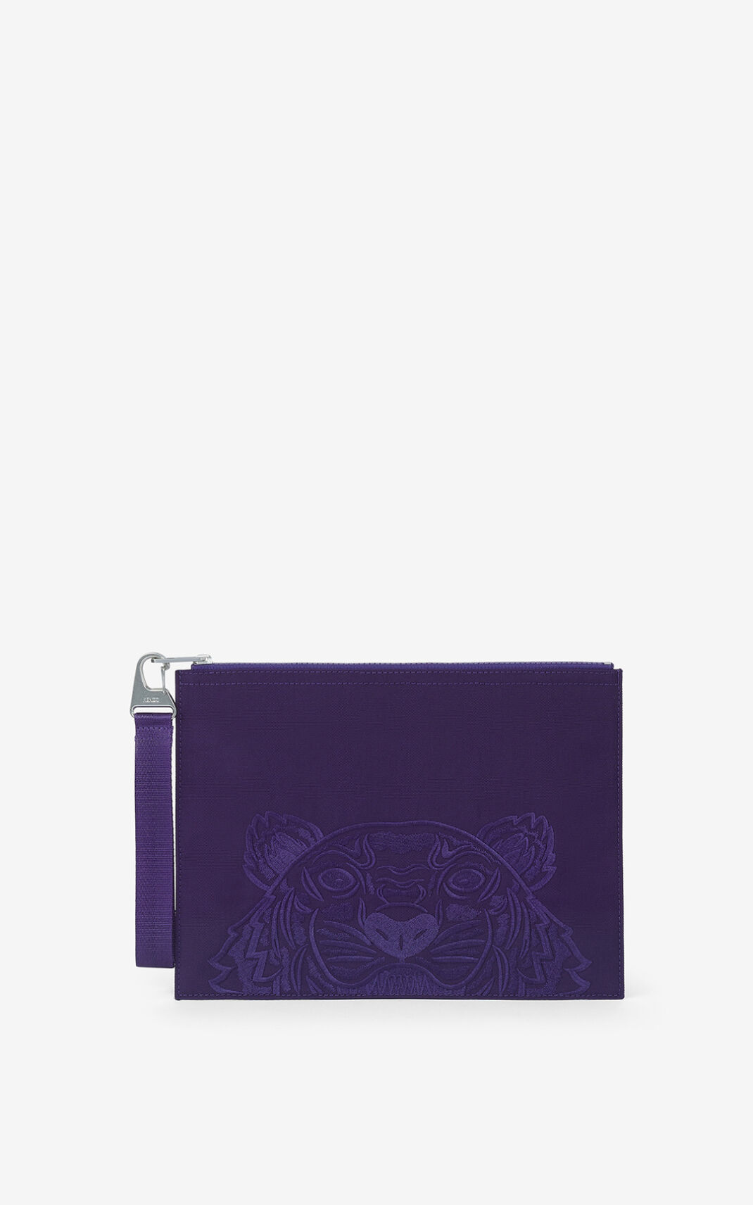 Kenzo Large canvas Kampus 虎 財布 レディース 紫 - WDAUIO328